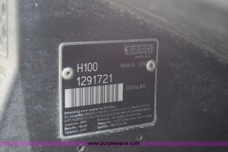image for item J8052 Ez-go H100 golf cart