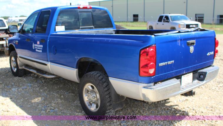 image for item K1159 2007 Dodge Ram 2500 Quad Cab pickup truck