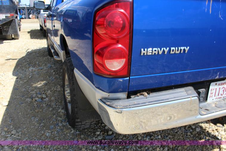 image for item K1159 2007 Dodge Ram 2500 Quad Cab pickup truck