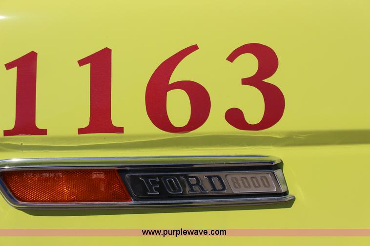 image for item K1177 1974 Ford 8000 ladder fire truck