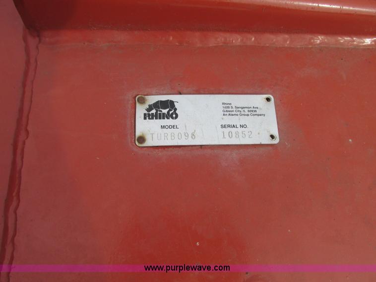 image for item K9439 2011 Rhino Turbo 96 rotary mower