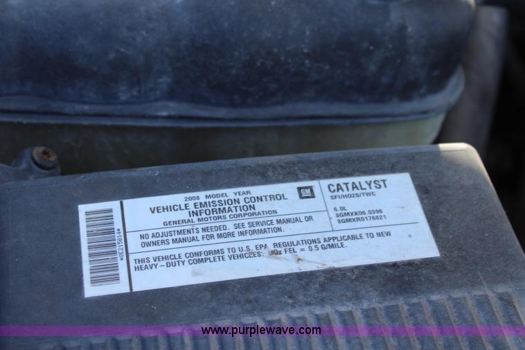 image for item L2269 2008 Chevrolet Silverado 2500HD Ext. Cab pickup truck