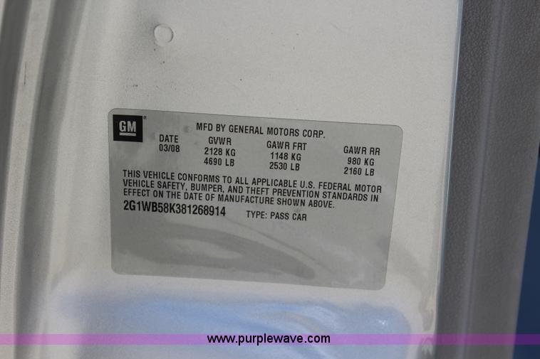 image for item L2314 2008 Chevrolet Impala LS