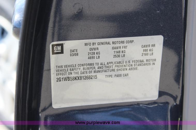 image for item L2318 2008 Chevrolet Impala LS