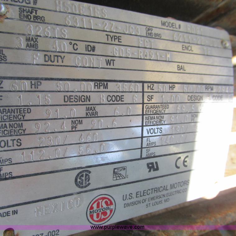 image for item L5283 Sullair air compressor