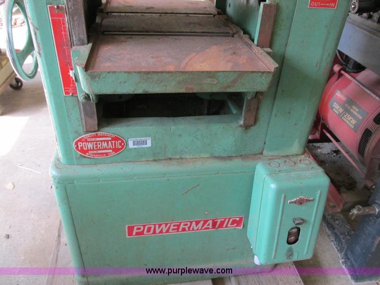 image for item R9097 Powermatic 100 wood planer
