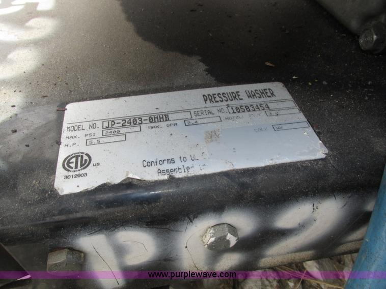 image for item AV9083 Mi-T-M JP-2403-0MHB pressure washer