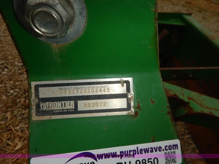 image for item BH9850 Frontier BB1072 box blade