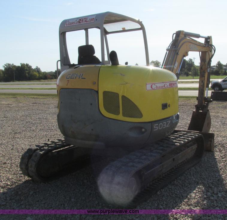 image for item BS9004 Gehl G503Z-RD mini excavator