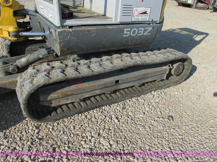 image for item BS9004 Gehl G503Z-RD mini excavator