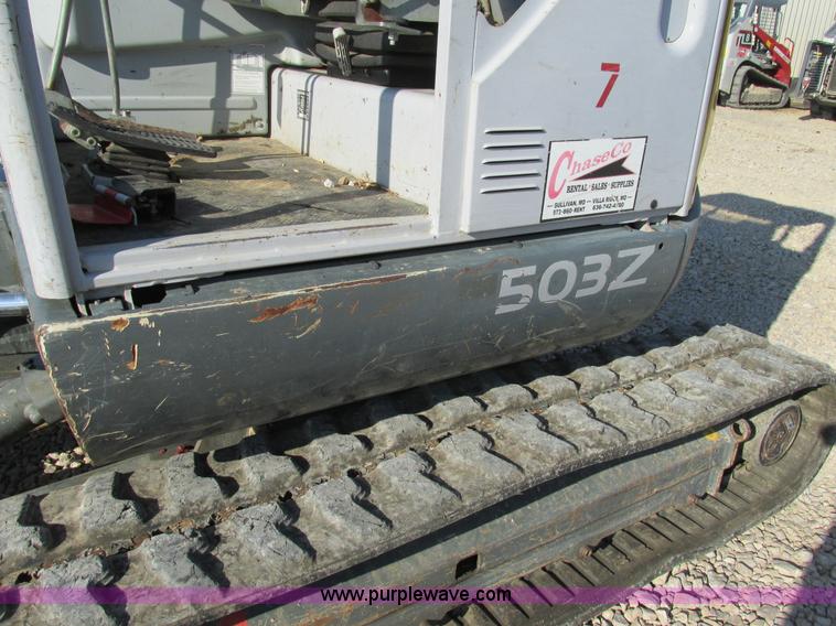 image for item BS9004 Gehl G503Z-RD mini excavator