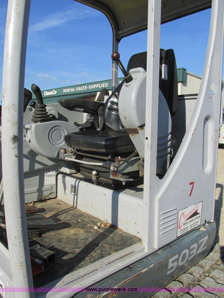 image for item BS9004 Gehl G503Z-RD mini excavator