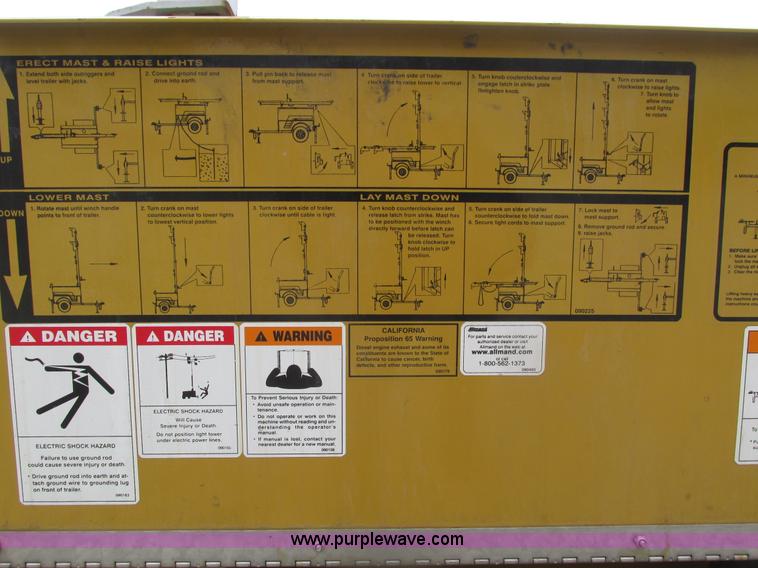 image for item H1137 2010 Allmand SHO-HD Nite-Lite Pro light tower