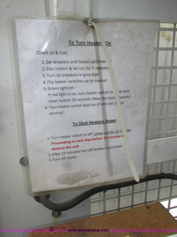 image for item H1139 2009 Flagro FV0-1000TR indirect fired heater