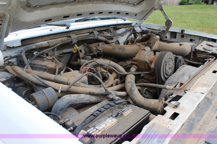 image for item J3628 1997 Ford F450 Super Duty dump flatbed truck