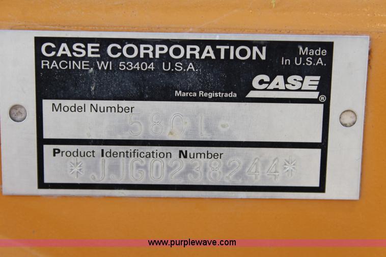 image for item J3721 1998 Case 580L backhoe