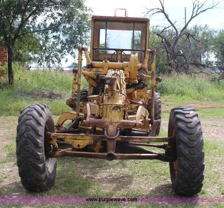 image for item J4394 1965 Caterpillar 12E rigid frame motor grader
