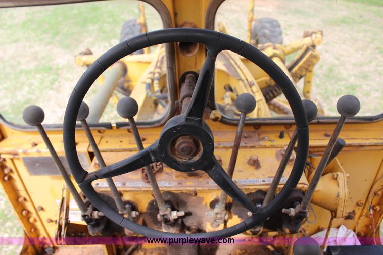 image for item J4394 1965 Caterpillar 12E rigid frame motor grader