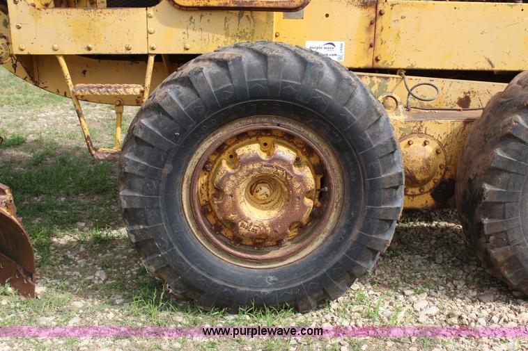 image for item J4394 1965 Caterpillar 12E rigid frame motor grader