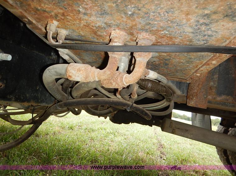 image for item J6378 2002 International 4900 Crew Cab dump truck