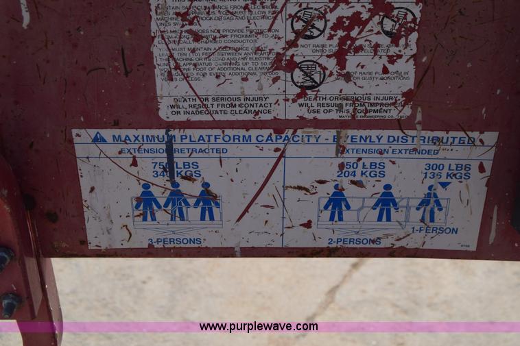 image for item J7231 Mec 2033ES scissor lift