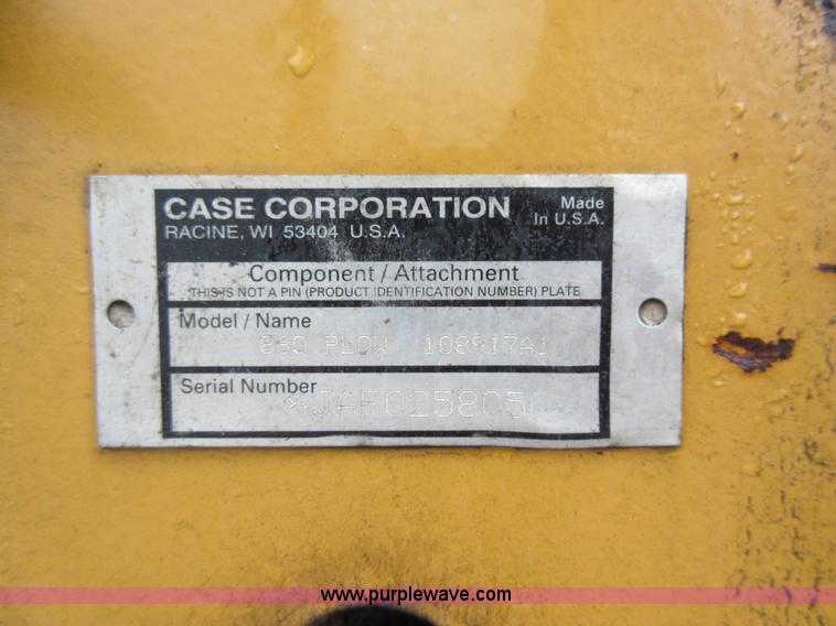 image for item J8671 Case 860 Turbo cable plow