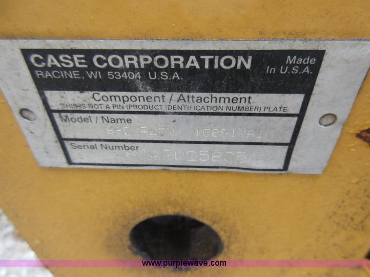 image for item J8671 Case 860 Turbo cable plow