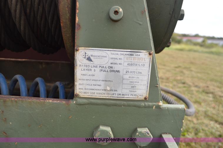 image for item J8705 DP Manufacturing V5BDX1LD hydraulic winch