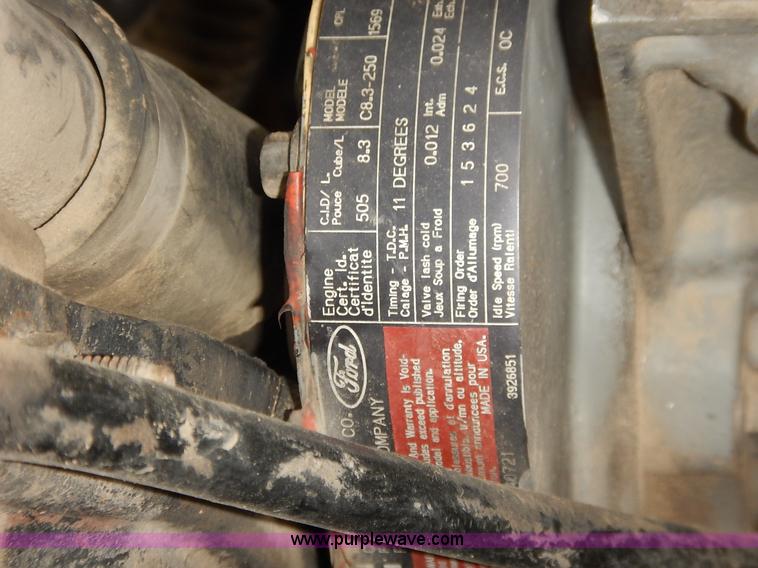 image for item K1649 1995 Ford LN8000 sewer rodder truck