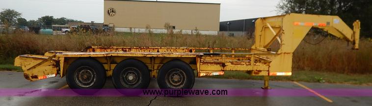 image for item K1660 1987 Belshie T-2 equipment trailer