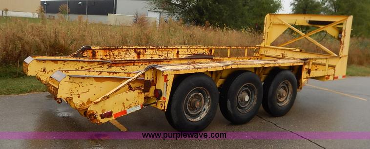 image for item K1660 1987 Belshie T-2 equipment trailer