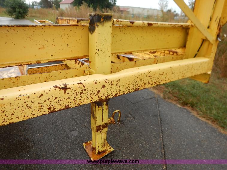 image for item K1660 1987 Belshie T-2 equipment trailer