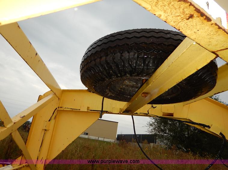 image for item K1660 1987 Belshie T-2 equipment trailer