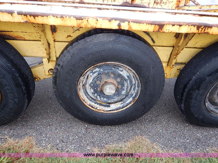 image for item K1660 1987 Belshie T-2 equipment trailer