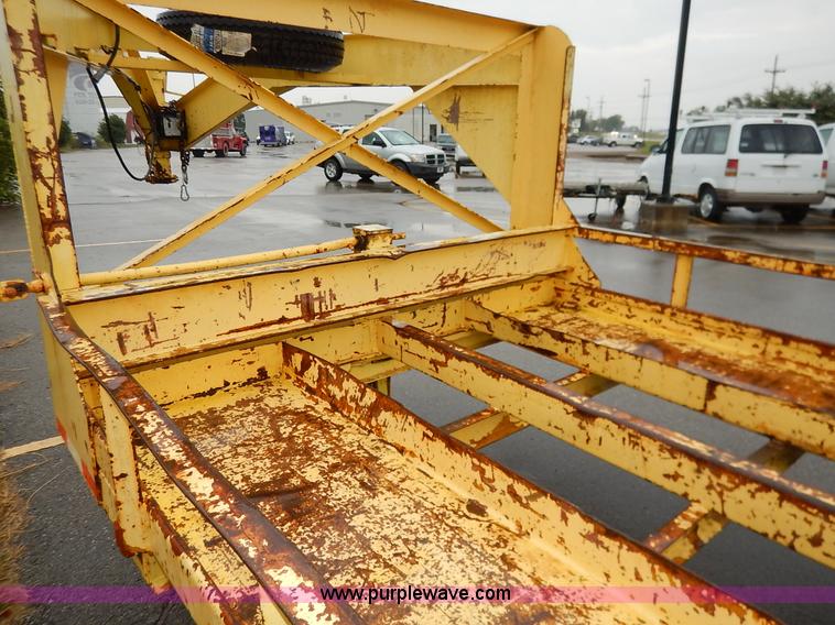 image for item K1660 1987 Belshie T-2 equipment trailer