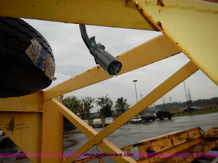 image for item K1660 1987 Belshie T-2 equipment trailer