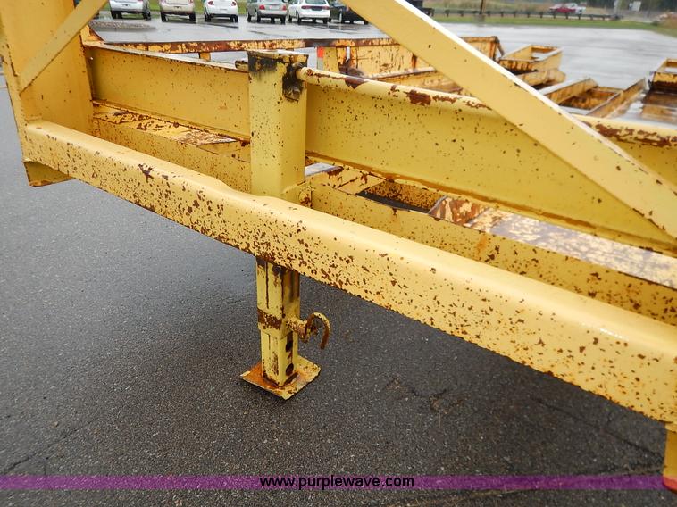 image for item K1660 1987 Belshie T-2 equipment trailer