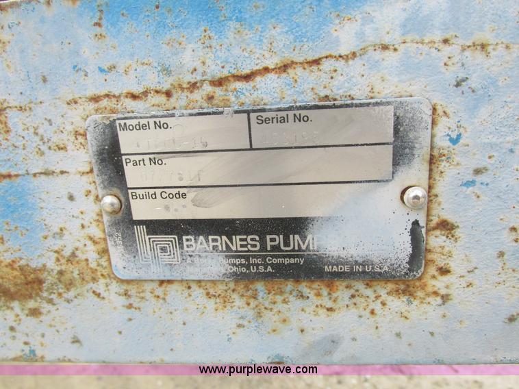 image for item K2192 Barnes 4TCC6-16 pump