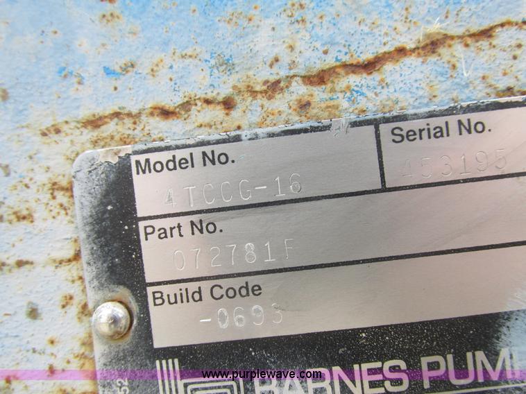 image for item K2192 Barnes 4TCC6-16 pump