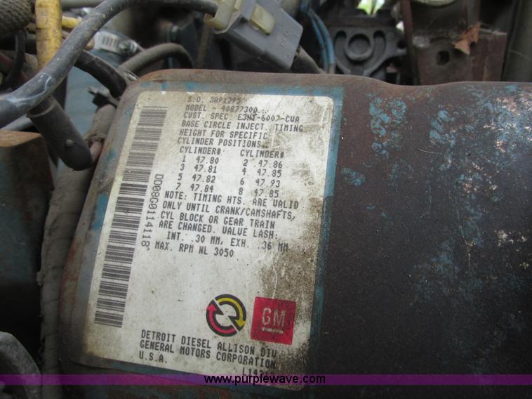 image for item K5170 1985 Ford C800 tank truck