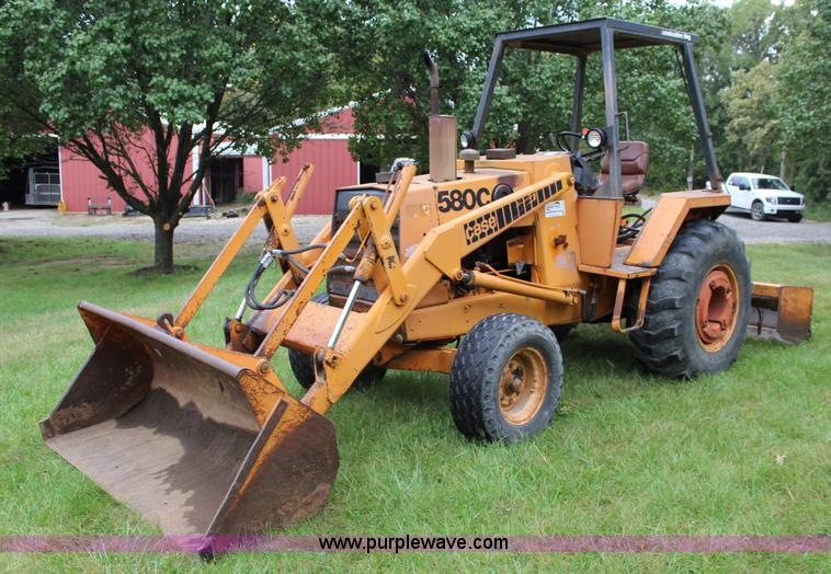 image for item L2250 1977 Case 580C-CK landscape tractor