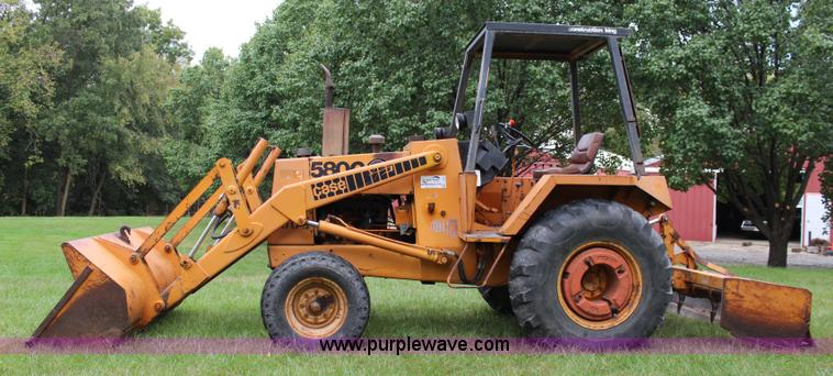 image for item L2250 1977 Case 580C-CK landscape tractor