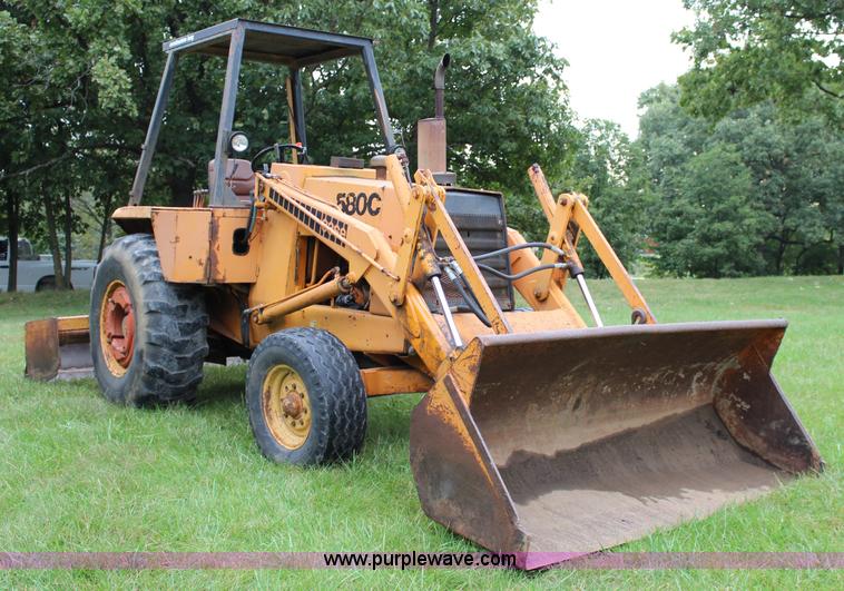 image for item L2250 1977 Case 580C-CK landscape tractor