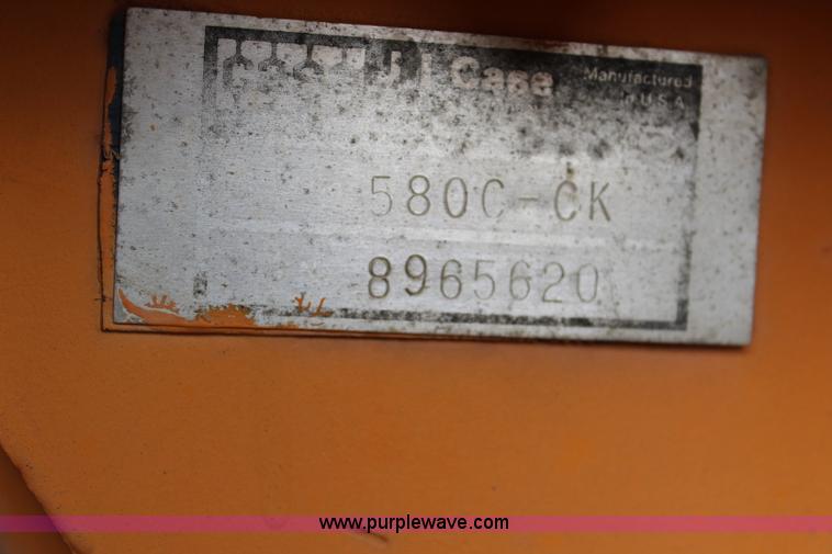 image for item L2250 1977 Case 580C-CK landscape tractor