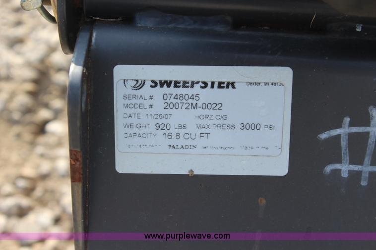 image for item L2262 Sweepster skid steer attachment