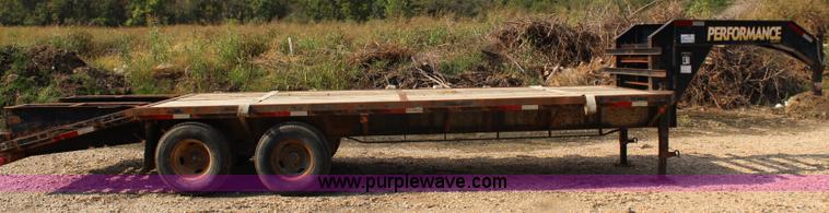 image for item L2263 2003 Performance equipment trailer