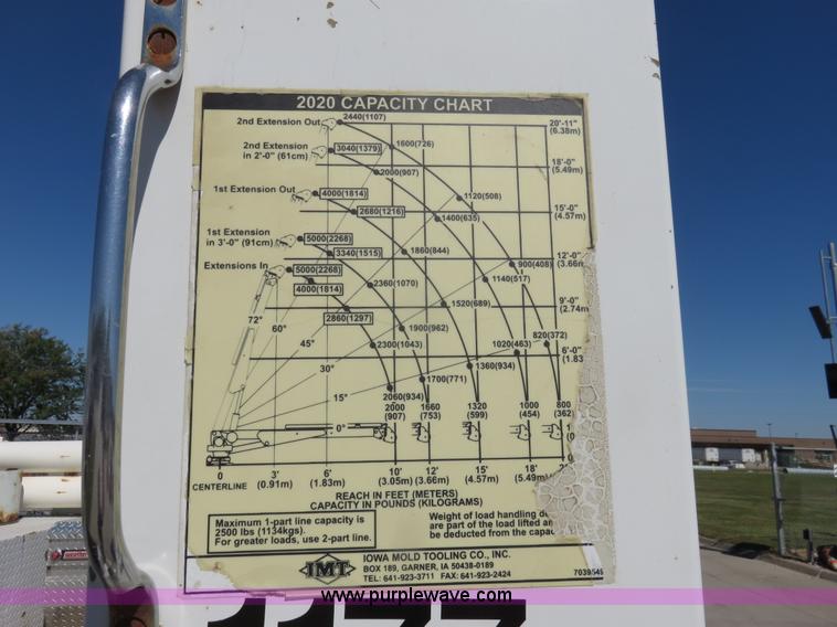 image for item L2283 2007 Ford F550 Super Duty service truck with crane