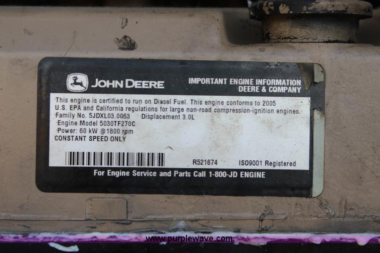 image for item L2287 Baldor TS45T generator