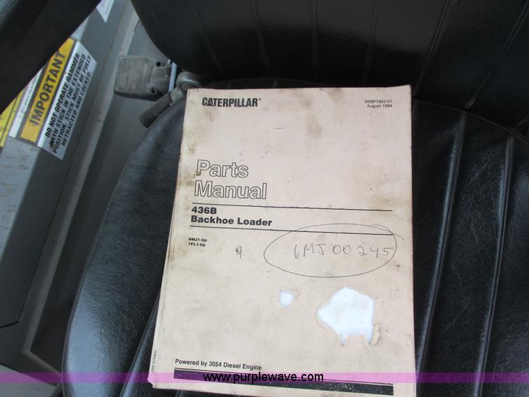 image for item L3829 1993 Caterpillar 436B backhoe