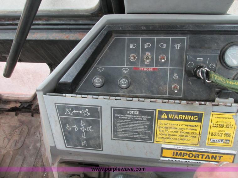 image for item L3829 1993 Caterpillar 436B backhoe